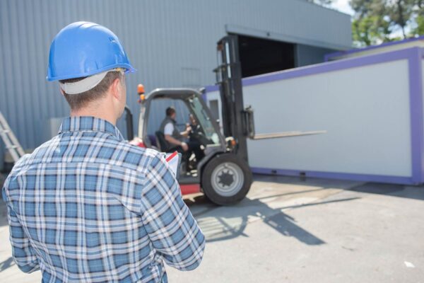 Forklift Training Course with Instructor supervising