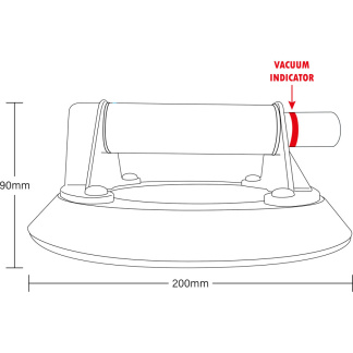 AHN15 Powr-Grip N4000TSC Textured Suction Cup Illustration 01