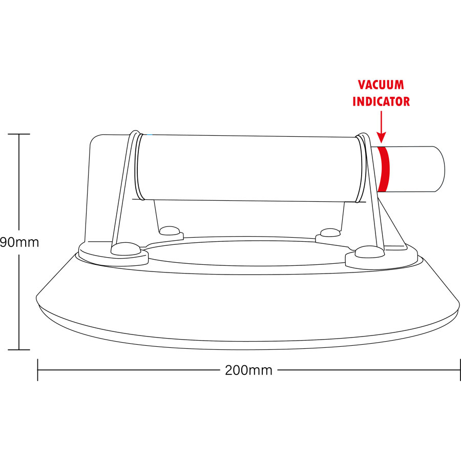 AHN15 Powr-Grip N4000TSC Textured Suction Cup Illustration 01