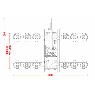 DSZ2 Dimensions – Concave 400kg