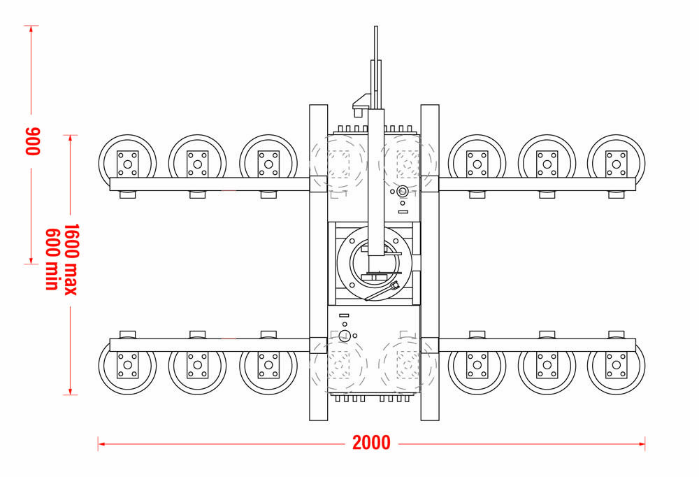 DSZ2 Dimensions – Concave 400kg