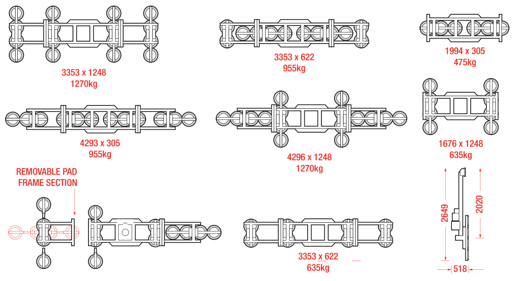 MR1611 Vacuum Lifter Dimensions and Configuration