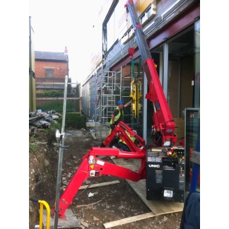 P11104 Intelli-Grip Glass Vacuum Lifter with URW-295 Mini Spider Crane 1