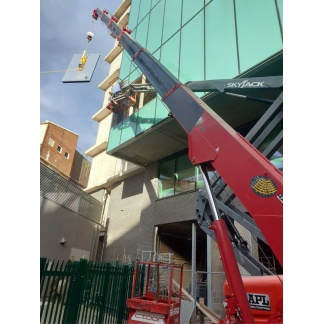 P11104 Intelli-Grip Glass Vacuum Lifter with URW-706 Mini Spider Crane