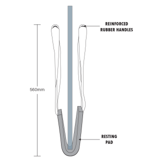 Polyester Carrying Straps Dimensions