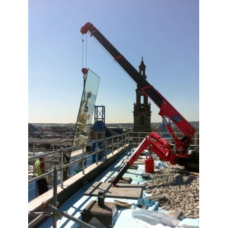 URW-295-3 Mini Spider Crane and MRTA6 Glass Vacuum Lifter URW-295-3 Mini Spider Crane and MRTA6 Glass Vacuum Lifter
