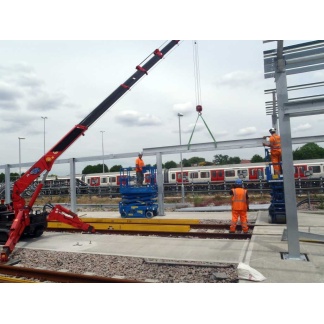 URW-376 Mini Spider Crane – Railway Beams URW-376 Mini Spider Crane – Railway Beams