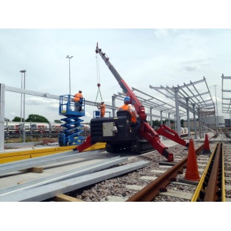URW-376 Mini Spider Crane – Railway Beams URW-376 Mini Spider Crane – Railway Beams