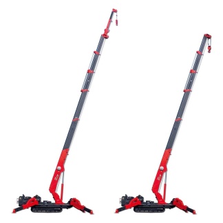 URW-706 Mini Spider Crane – Booms Extended