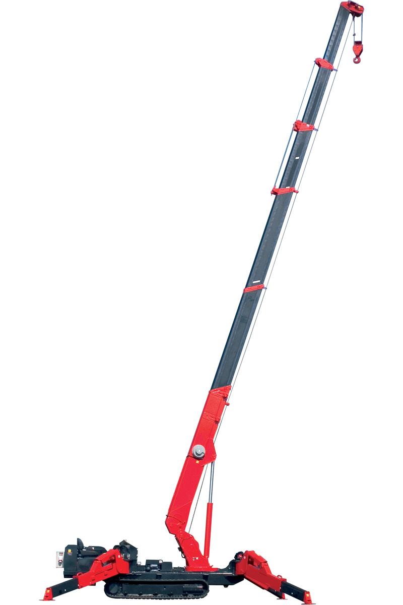 URW-706 Mini Spider Crane – Side On