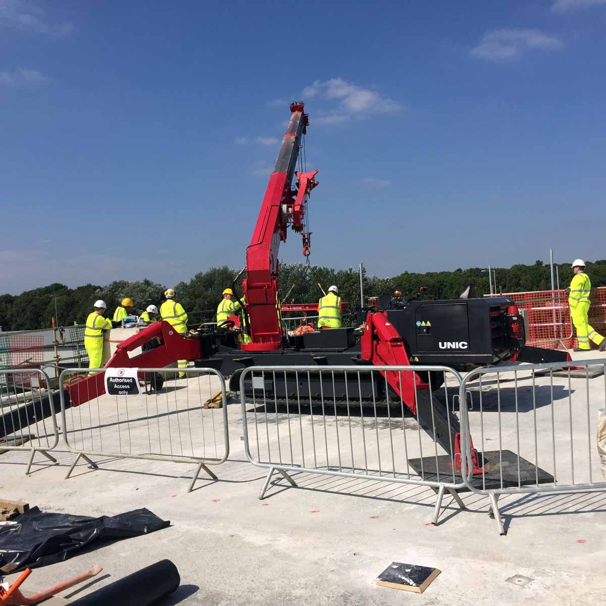 URW-706 Mini Spider Crane