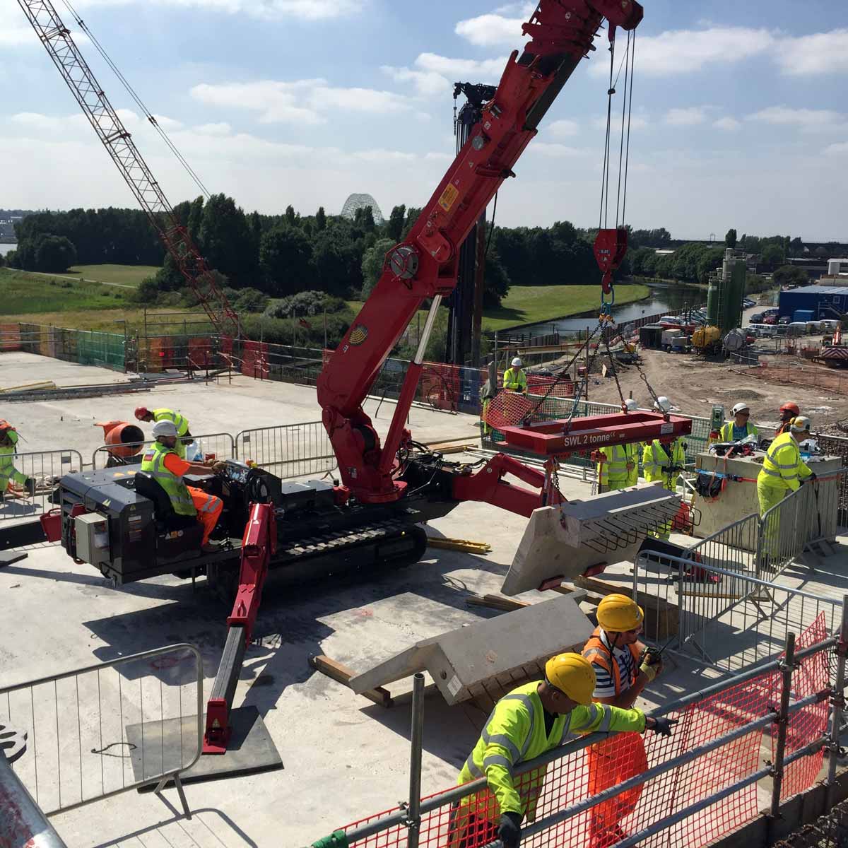URW-706 Mini Spider Crane