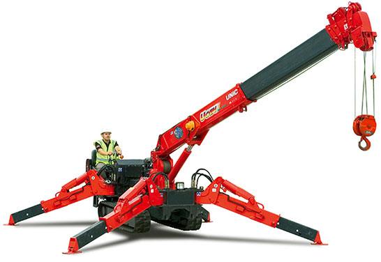 UNIC URW 376 mini Spider Crane UNIC URW 376 mini Spider Crane