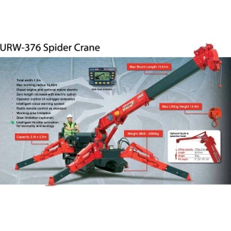 Spider Crane Hire – UNIC URW-376 Spider Crane Hire – UNIC URW-376